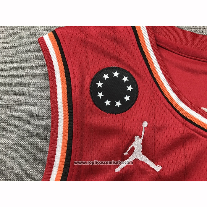 Camiseta All Star 2020 Los Angeles Lakers Lebron James #2 Rojo